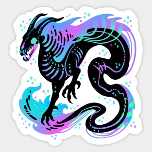 Cyberpunk Dragon Sticker